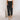 
A pair of women's high-waisted black corduroy cropped pants in size 3XL, featuring a terracotta color and showcasing a fashion-forward design.