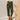 Women's light green high-waisted corduroy cropped pants in size 3XL, featuring a flattering fit around the waist, thighs, and knees.