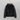Women's black and grey color block insulated puffer jacket with a hood, featuring long sleeves, a collar, and multiple pockets; shown in size 2XL.