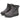 Women's insulated waterproof black winter snow boots with fur lining, made with synthetic rubber material, designed for outdoor use and protection against snow and cold weather.