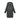 Dark blue oversized zip-up hoodie for women in 5XL, featuring long sleeves and a casual urban streetwear style.