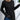 Women's long sleeve black top in Nero, size 2XL, featuring a chic and versatile design with a comfortable fit, shown on a mannequin displaying the shoulder and arm areas.