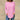 Women's long-sleeve tunic in a soft pink shade, casual and lightweight, designed for a comfortable fit with a relaxed neckline and flowing waist, suitable for cooler weather.