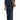 Women's navy blue linen shirt and pants set, casual summer outfit, displayed in dark blue color, size 5XL. The image highlights the shirt's collar and sleeves, along with the overall relaxed fit suitable for warm weather.