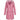 Women's pink lightweight hooded raincoat in size 4XL, featuring long sleeves, button details, and a stylish design suitable for wet weather.