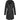 Olive green waterproof hooded long raincoat for women, featuring a lightweight design with a stylish fit, buttons, and long sleeves.