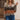 Women's ombre gradient knit sweater in multicolor earth tones, featuring shades of brown, orange, and white, with long sleeves and a crew neck design in size XL.