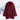 Women's oversized fleece coat in wine red, plush teddy texture with a large collar and long sleeves, featuring two pockets, size 5XL.