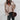 Women's oversized gray V-neck sweater with a relaxed fit, featuring long sleeves and a soft knit texture appropriate for autumn wear. The sweater shown is in a 2XL size and khaki variant, highlighting stylish and comfortable fashion elements.