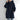 Women's oversized dark blue zip-up hoodie in size 5XL, featuring soft fabric, relaxed fit, long sleeves, and a collar, designed for comfort and casual style.