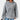 Women's oversized gray textured hoodie in a casual loose fit with long sleeves and a comfortable neck design, displayed on a white background.