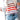 Women's pastel striped knit crew neck lightweight sweater displayed on a mannequin, showcasing its colorful pattern and soft texture.