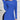 Women's blue moisture-wicking workout top featuring a lightweight and breathable fabric, modeled by a smiling individual with visible arms and shoulders, showcasing the short sleeves and round neckline, suitable for athletic activities.