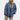 Women's blue quilted bomber jacket in size 2XL featuring a lightweight design with a zip-up front, long sleeves, and a collar.