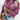Women's purple chunky turtleneck sweater in 3XL, featuring long sleeves and a cozy knit texture, perfect for fall and winter fashion.