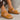 Women's yellow leather buckle sandals with a stylish and comfortable design, perfect for summer wear, size 43.