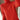 Women's red slim fit turtleneck sweater with ribbed cuffs, suitable for winter fashion, displayed on a hanger.