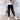 Women's slim fit olive green chinos with a high waist and tapered leg, shown in a Nero color variant in XXL size.