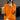Women's soft orange half-zip sweater in size 2XL, featuring long sleeves and a modern winter fashion design.