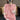 Women's soft pink half-zip sweater in a 2XL size, showcasing a chic modern winter fashion style with a prominent collar and full sleeves. The sweater's design complements the wearer's neck and waist, creating an elegant silhouette.
