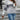 Women's Striped V-Neck Lightweight Gray & White Sweater