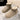 Tan suede winter ankle boots for women with fleece lining, featuring a non-slip sole, Velcro closure, and fashion-forward design in a beige color, size 41.