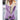 Women's thermal insulated parka, Lila color, size 4XL, featuring a sherpa lining and a faux fur collar. The parka showcases a mix of purple, violet, and magenta hues, with long sleeves and a fitted waist.