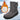 Women's gray waterproof insulated snow boots in size 44, designed for non-slip traction and thermal warmth, featuring durable synthetic rubber material suitable for outdoor use.