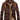 
Women's coffee-colored 4XL waterproof and windproof hiking jacket featuring plaid patterns, long sleeves, and a high collar, designed for outdoor activities.