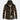 Women's waterproof windproof hiking jacket in army green, featuring a tartan pattern and designed for outdoor activities. The jacket has a collared neck, long sleeves, and is available in size 4XL.