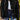 Women's black lightweight quilted insulated winter jacket in size 2XL, featuring a stylish design with a high collar and long sleeves.