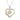 WOSTU 925 Sterling Silver Two-Tone Heart Necklace with Cubic Zirconia, featuring a delicate chain and a heart-shaped pendant adorned with sparkling cubic zirconia stones, perfect as a fashion accessory or gift.