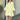 Yellow long sleeve eyelet dress in lightweight cotton, featuring a knee-length design with a round neckline and fitted waist, perfect for spring. The model is smiling, showcasing the comfortable and stylish fit of the 3XL size.