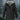 Black waterproof and windproof hoodie jacket with adjustable hood, designed for a 5XL fit, featuring long sleeves and a high collar.