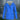 Blue waterproof windproof hoodie jacket with adjustable hood, featuring long sleeves and a collar, designed for outerwear protection.