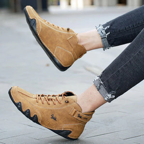 Avencea - Comfortable and Non-Slip Barefoot Shoes Made of Genuine Leather with Rubber Sole