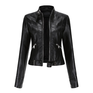 Avencea - Elegant Leather Jacket