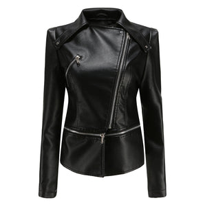 Avencea - Elegant Leather Jacket