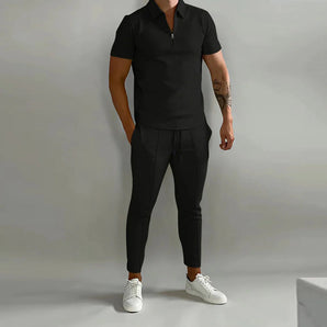 Avencea - Summer Two-Piece Set with Shirt and Pants