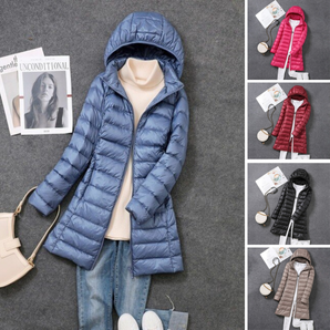 Avencea - Lightweight, Packable, Long Puffer Coat