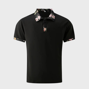 Avencea - Polo Shirt with Floral Print for Casual and Stylish Use