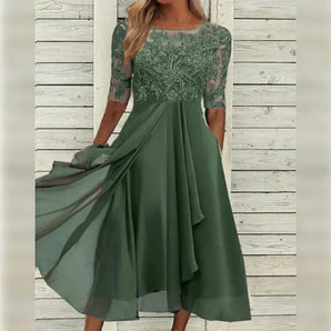 Avencea - Elegant Classy Fall Dress