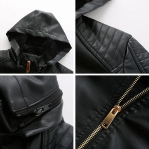 Avencea - Elegant leather jacket in stylish design