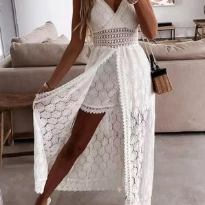 Avencea - Beach Dress - Floral Lace - Romantic Style for Sunny Days at the Sea