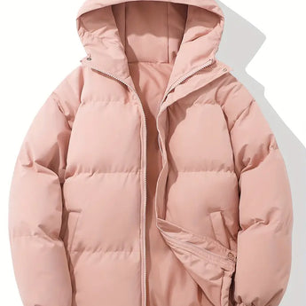 Emerson - Klassisches Design Warme Kapuzenjacke schwarz rückseite