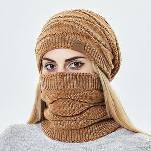 Avencea - Winter Beanie and Scarf Set with Neck Warmer