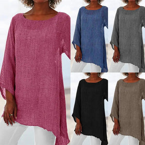 Avencea - Casual Shirt - Linen Blend / Versatile Design - Ideal for Spring and Summer