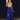 Avencea Long Dress with Flowing V-Neck, Side Sequin Slit, Elegant