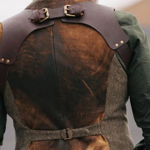 Avencea - Leather Gilet for Men