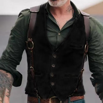 Bruin gilet voor heren